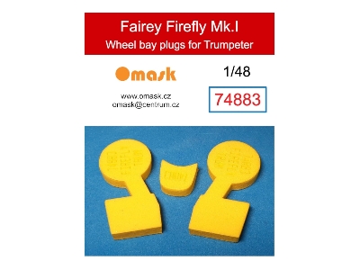 Fairey Firefly Mk.I Wheel Bay Plugs (For Trumpeter) - zdjęcie 1