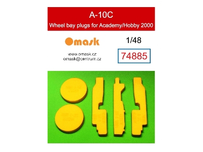 A-10c Wheel Bay Plugs (For Academy/Hobby 2000) - zdjęcie 1