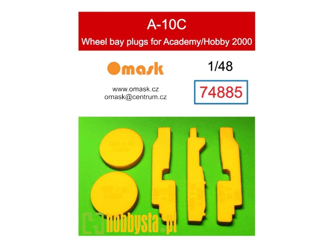 A-10c Wheel Bay Plugs (For Academy/Hobby 2000) - zdjęcie 1