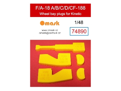 F/A-18 A/B/C/D/Cf-188 Wheel Bay Plugs (For Kinetic) - zdjęcie 1