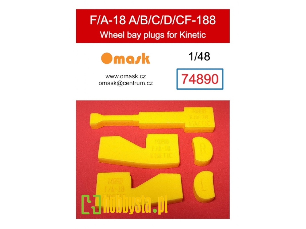 F/A-18 A/B/C/D/Cf-188 Wheel Bay Plugs (For Kinetic) - zdjęcie 1 F/A-18 A/B/C/D/Cf-188 Wheel Bay Plugs (For Kinetic) - zdjęcie 1