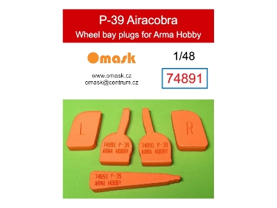 P-39 Airacobra Wheel Bay Plugs (For Arma Hobby) - zdjęcie 1
