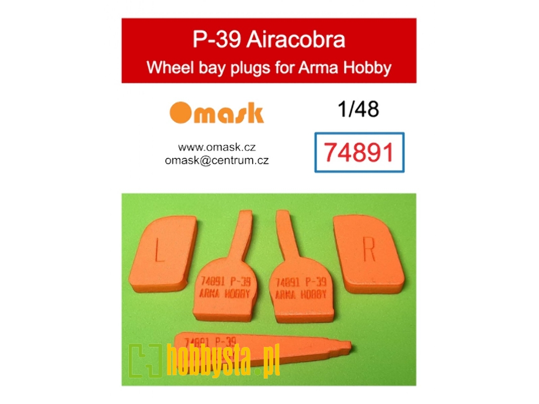 P-39 Airacobra Wheel Bay Plugs (For Arma Hobby) - zdjęcie 1 P-39 Airacobra Wheel Bay Plugs (For Arma Hobby) - zdjęcie 1