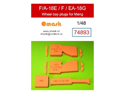 Boeing F/A-18 E / F / G - Wheel Bay Plugs (For Meng) - zdjęcie 1