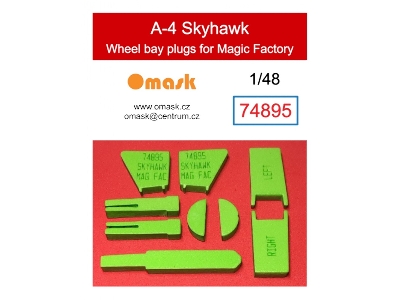 Douglas A-4 Skyhawk - Wheel Bay Plugs (For Magic Factory) - zdjęcie 1