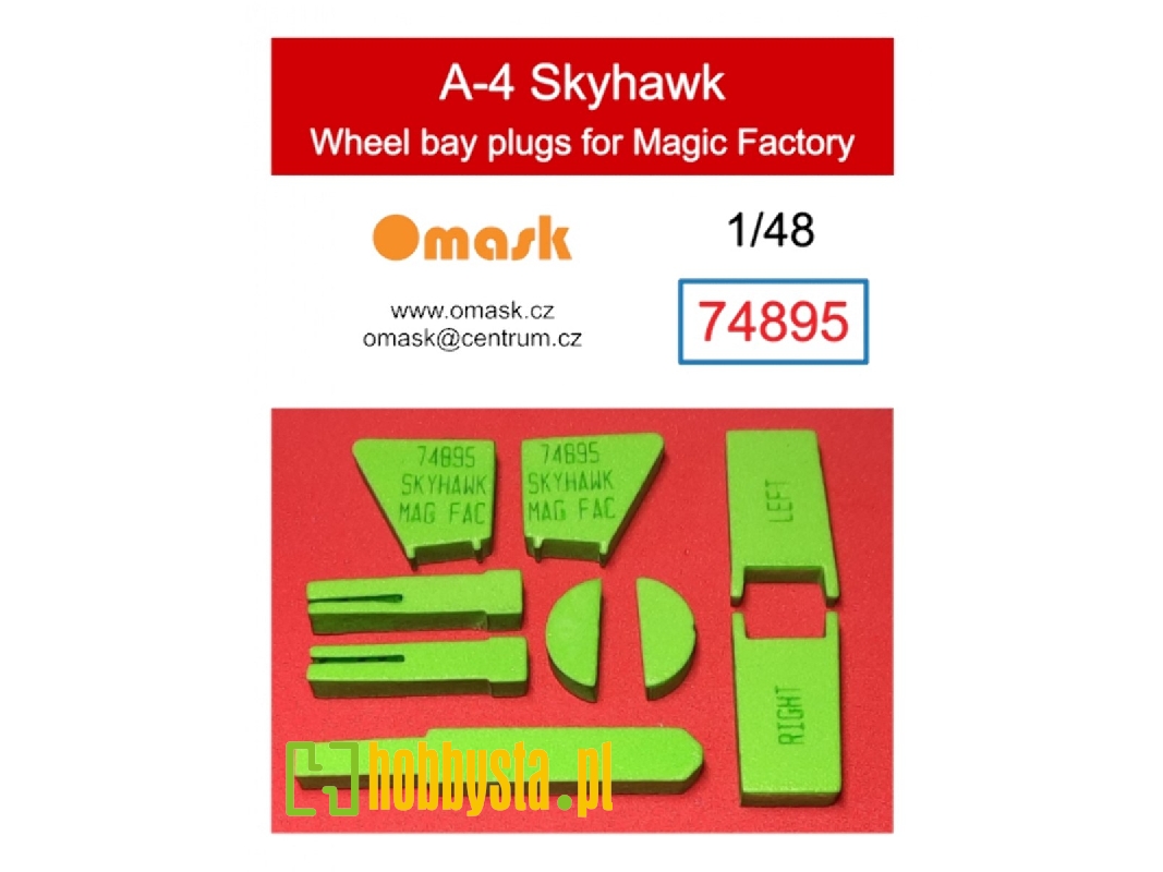 Douglas A-4 Skyhawk - Wheel Bay Plugs (For Magic Factory) - zdjęcie 1