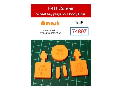 Vought F4u Corsair - Wheel Bay Plugs (For Hobby Boss) - zdjęcie 1