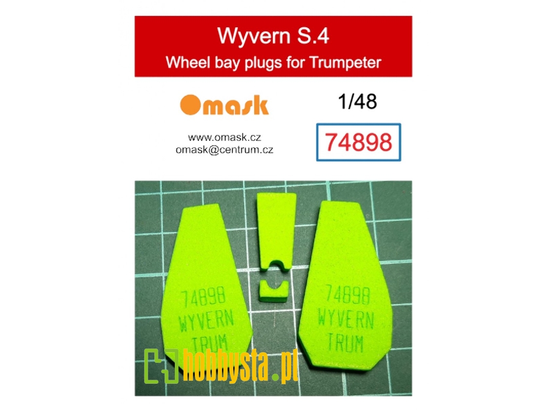 Wyvern S.4 - Wheel Bay Plugs (For Trumpeter) - zdjęcie 1 Wyvern S.4 - Wheel Bay Plugs (For Trumpeter) - zdjęcie 1