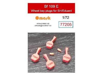 Messerschmitt Bf-109 E Wheel Bay Plugs (For Eduard / Special Hobby Kits) - zdjęcie 1