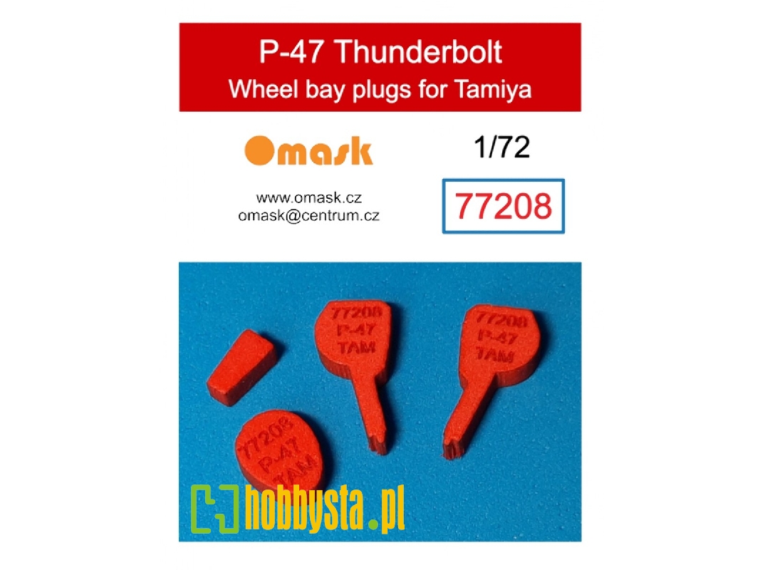 Republic P-47 Thunderbolt Wheel Bay Plugs (For Tamiya Kits) - zdjęcie 1 Republic P-47 Thunderbolt Wheel Bay Plugs (For Tamiya Kits) - zdjęcie 1