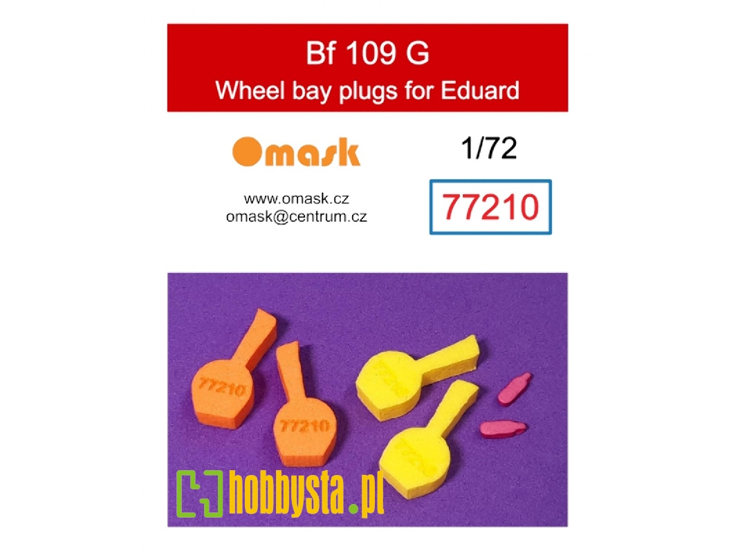 Bf 109 G Wheel Bay Plugs (For Eduard) - zdjęcie 1 Bf 109 G Wheel Bay Plugs (For Eduard) - zdjęcie 1