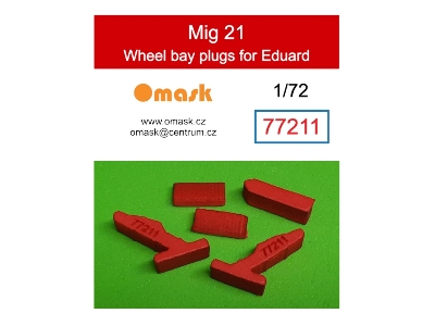 Mig 21 Wheel Bay Plugs (For Eduard) - zdjęcie 1