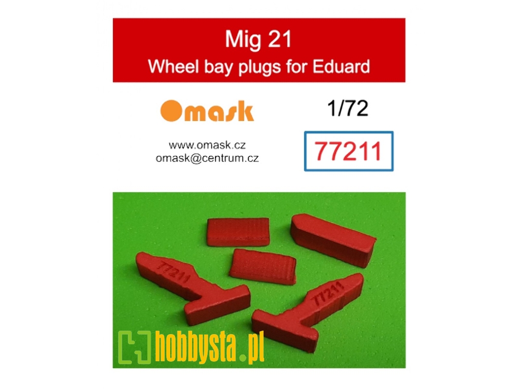 Mig 21 Wheel Bay Plugs (For Eduard) - zdjęcie 1
