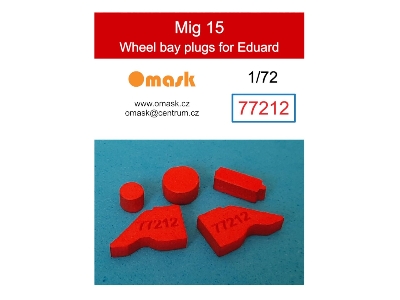 Mig 15 Wheel Bay Plugs (For Eduard) - zdjęcie 1