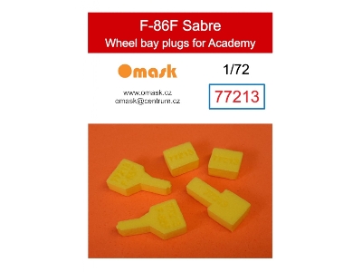 F-86f Sabre Wheel Bay Plugs (For Academy) - zdjęcie 1