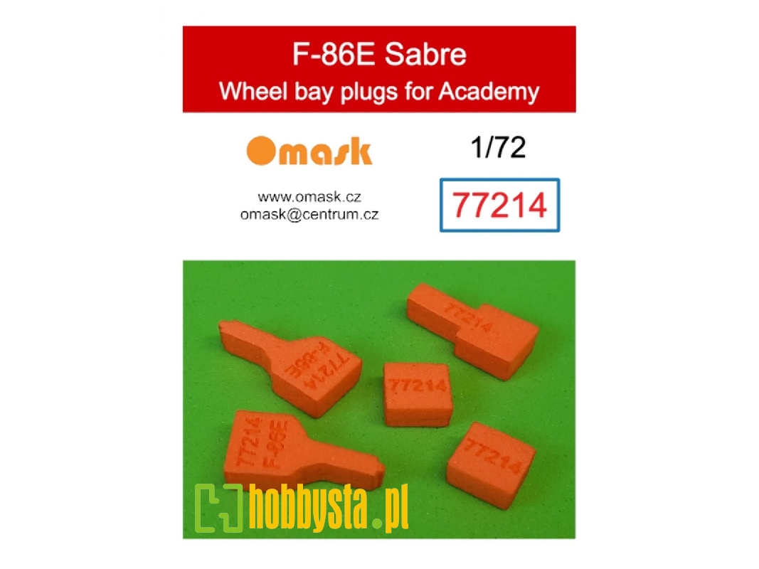 F-86e Sabre Wheel Bay Plugs (For Academy) - zdjęcie 1