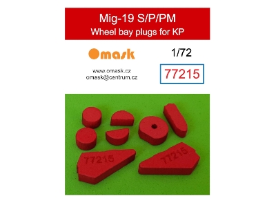 Mig-19 S/P/Pm Wheel Bay Plugs (For Kp) - zdjęcie 1