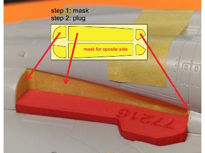 A-6e/Ka-6d Intruder Wheel Bay Plugs (For Italeri/Revell) - zdjęcie 4