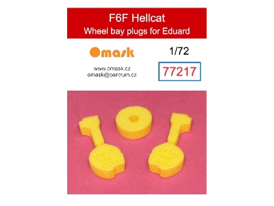 F6f Hellcat Wheel Bay Plugs (For Eduard) - zdjęcie 1