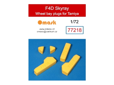 F4d Skyray Wheel Bay Plugs (For Tamiya) - zdjęcie 1