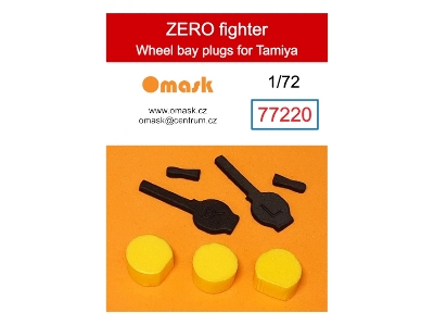 Zero Fighter Wheel Bay Plugs (For Tamiya) - zdjęcie 1