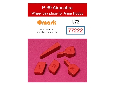 P-39 Airacobra Wheel Bay Plugs (For Arma Hobby) - zdjęcie 1