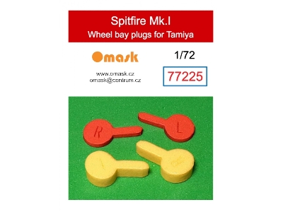 Spitfire Mk.I Wheel Bay Plugs (For Tamiya 60748) - zdjęcie 1