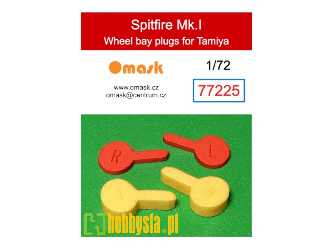 Spitfire Mk.I Wheel Bay Plugs (For Tamiya 60748) - zdjęcie 1 Spitfire Mk.I Wheel Bay Plugs (For Tamiya 60748) - zdjęcie 1