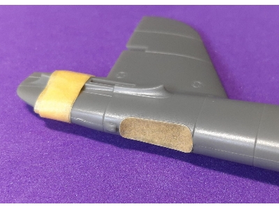 Me 410 Wheel Bay Plugs (For Airfix A04066) - zdjęcie 4