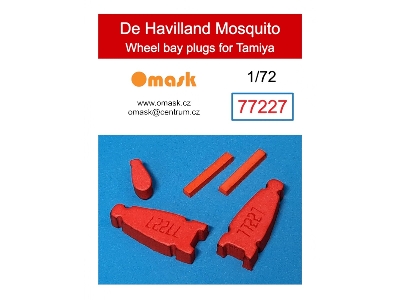 De Havilland Mosquito Wheel Bay Plugs (For Tamiya 60747, 60753, 60765) - zdjęcie 1