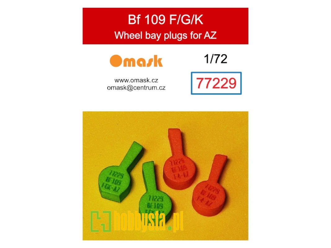 Bf 109 F/G/K Wheel Bay Plugs (For Az Model) - zdjęcie 1 Bf 109 F/G/K Wheel Bay Plugs (For Az Model) - zdjęcie 1