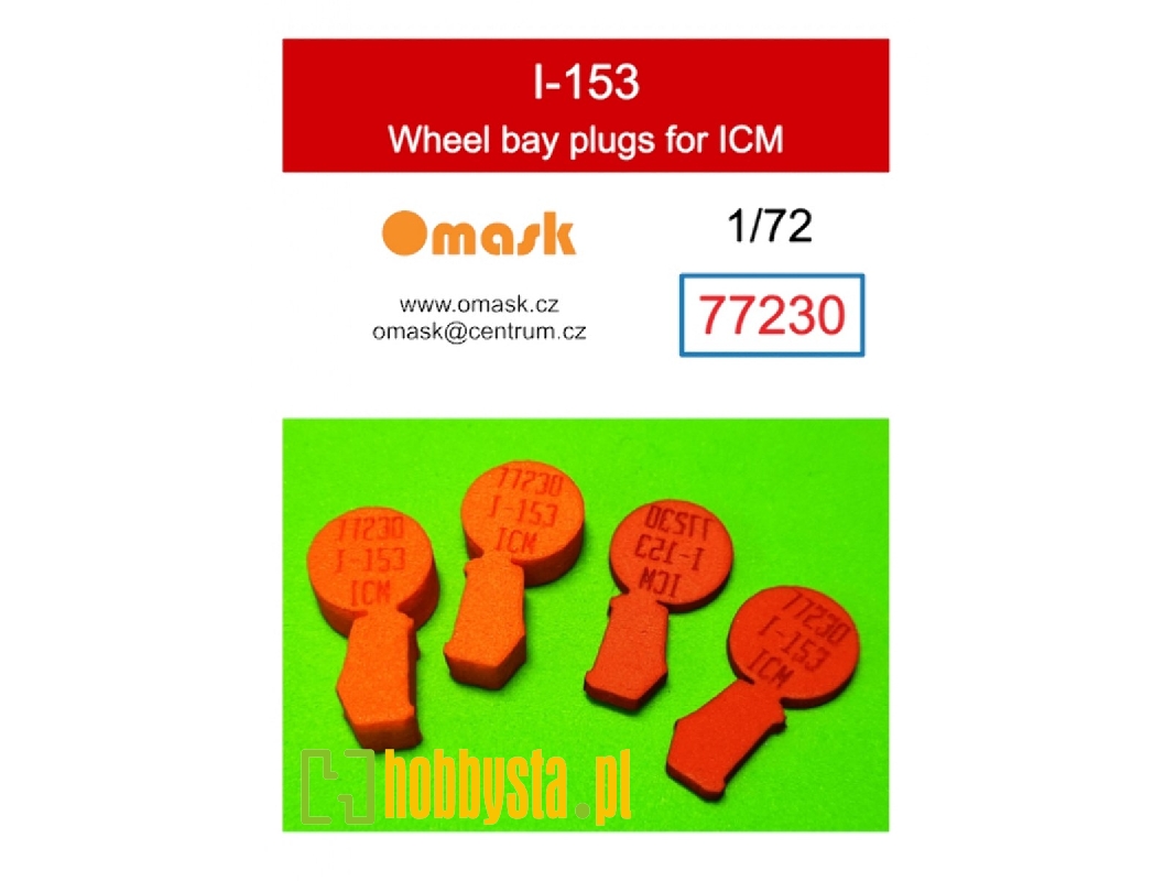 I-153 Wheel Bay Plugs (For Icm 72074, 72075, 72076) - zdjęcie 1 I-153 Wheel Bay Plugs (For Icm 72074, 72075, 72076) - zdjęcie 1