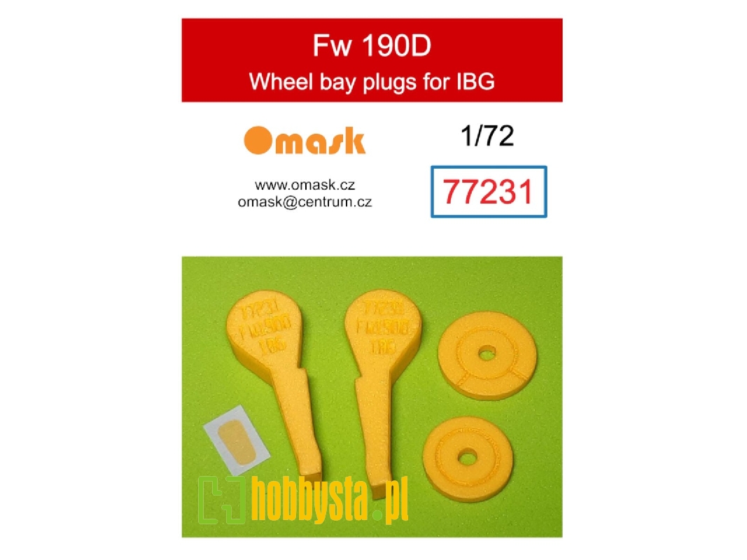 Fw 190d Wheel Bay Plugs (For Ibg) - zdjęcie 1 Fw 190d Wheel Bay Plugs (For Ibg) - zdjęcie 1