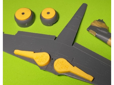 Fw 190d Wheel Bay Plugs (For Ibg) - zdjęcie 2