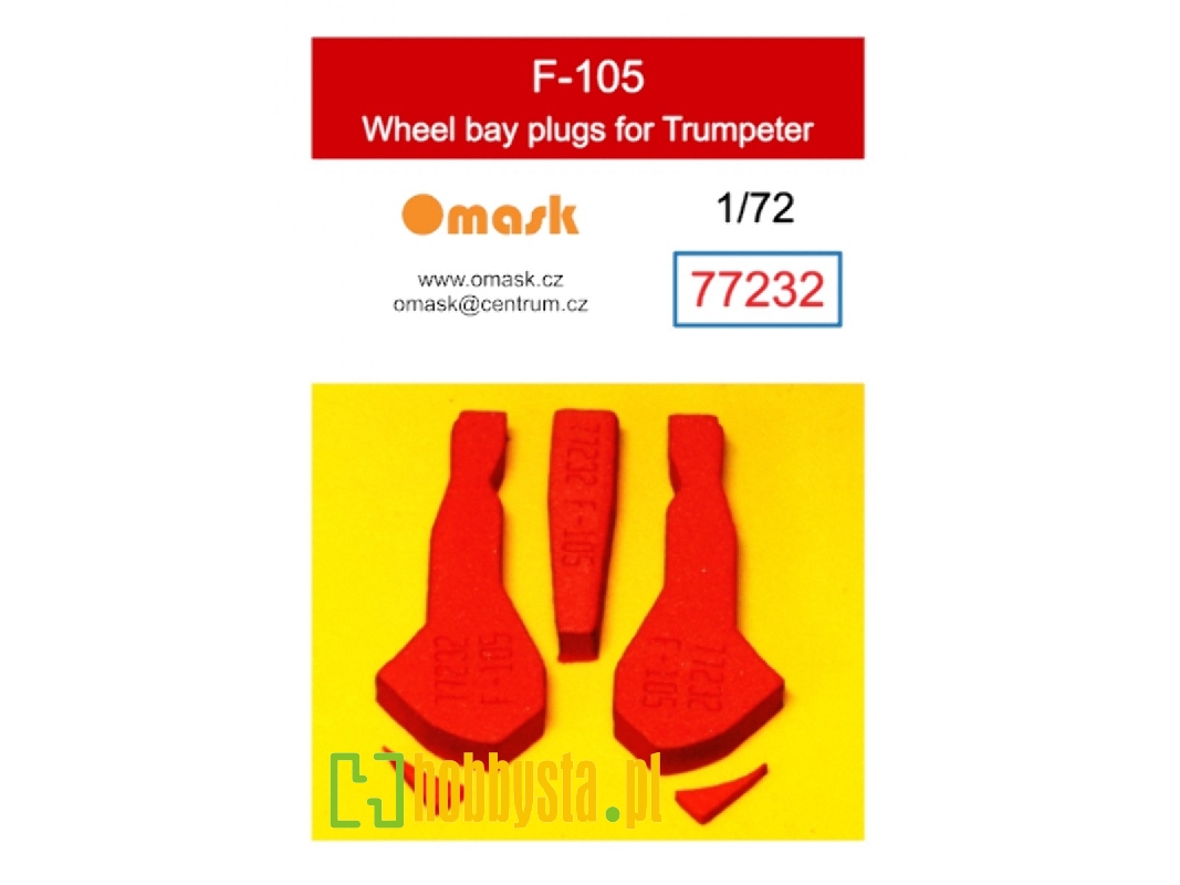 F-105 Wheel Bay Plugs (For Trumpeter 01617, 01618) - zdjęcie 1 F-105 Wheel Bay Plugs (For Trumpeter 01617, 01618) - zdjęcie 1