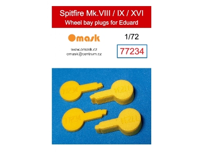 Spitfire Mk.Viii / Ix / Xvi Wheel Bay Plugs (For Eduard) - zdjęcie 1
