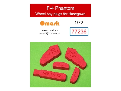 F-4 Phantom Wheel Bay Plugs (For Hasegawa) - zdjęcie 1