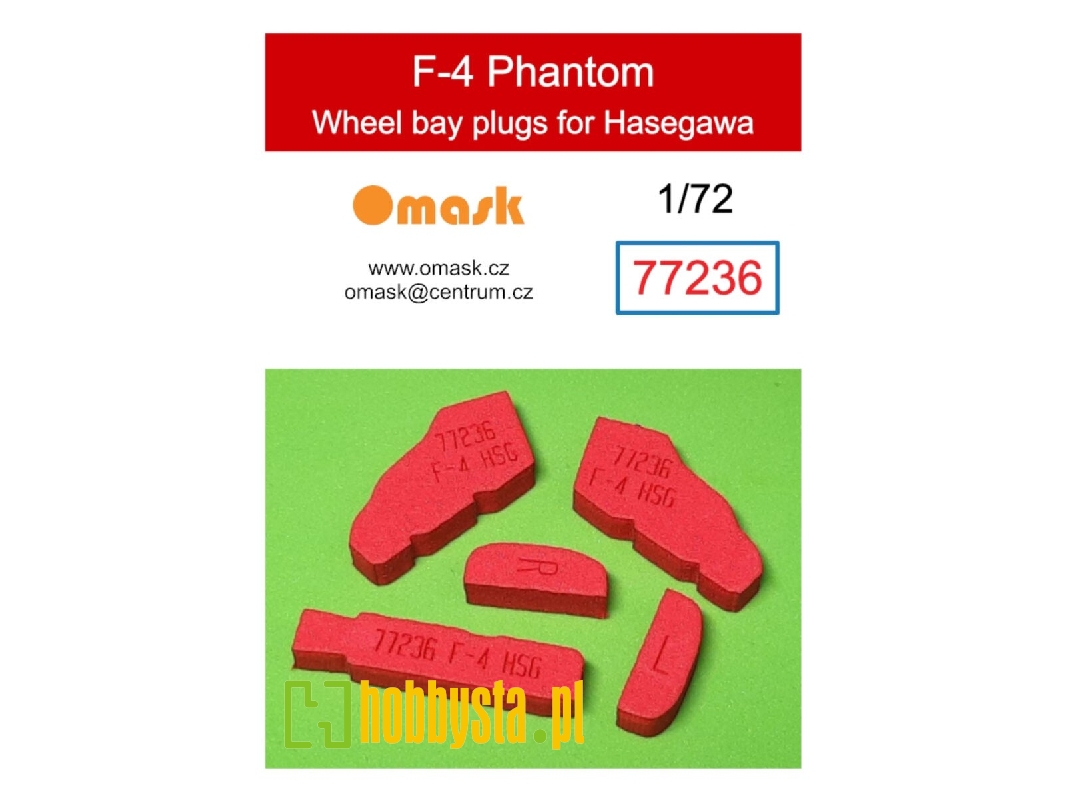 F-4 Phantom Wheel Bay Plugs (For Hasegawa) - zdjęcie 1 F-4 Phantom Wheel Bay Plugs (For Hasegawa) - zdjęcie 1
