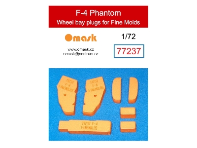 Mcdonnell Douglas F-4 Phantom - Wheel Bay Plugs (For Finemolds) - zdjęcie 1