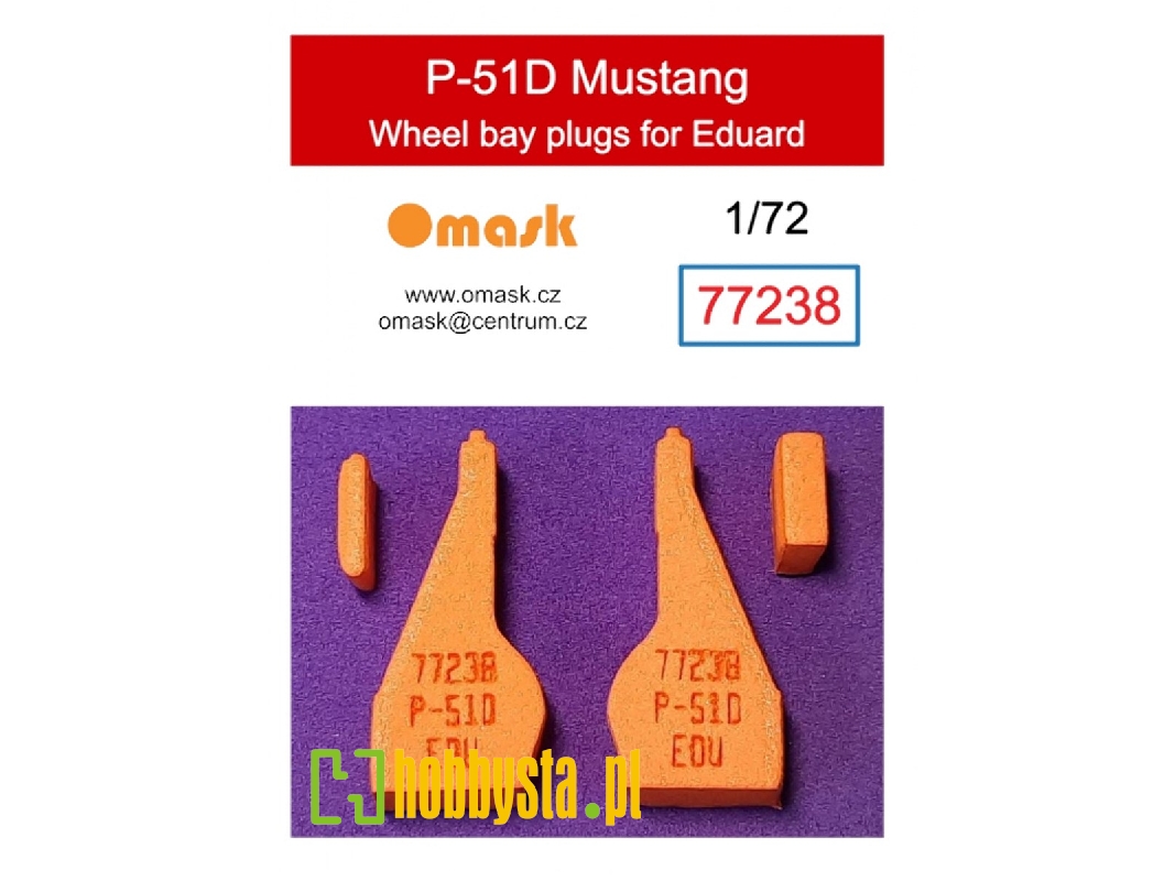 North American P-51 D Mustang - Wheel Bay Plugs (For Eduard) - zdjęcie 1 North American P-51 D Mustang - Wheel Bay Plugs (For Eduard) - zdjęcie 1