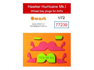 Hawker Hurricane Mk.I - Wheel Bay Plugs (For Airfix) - zdjęcie 1