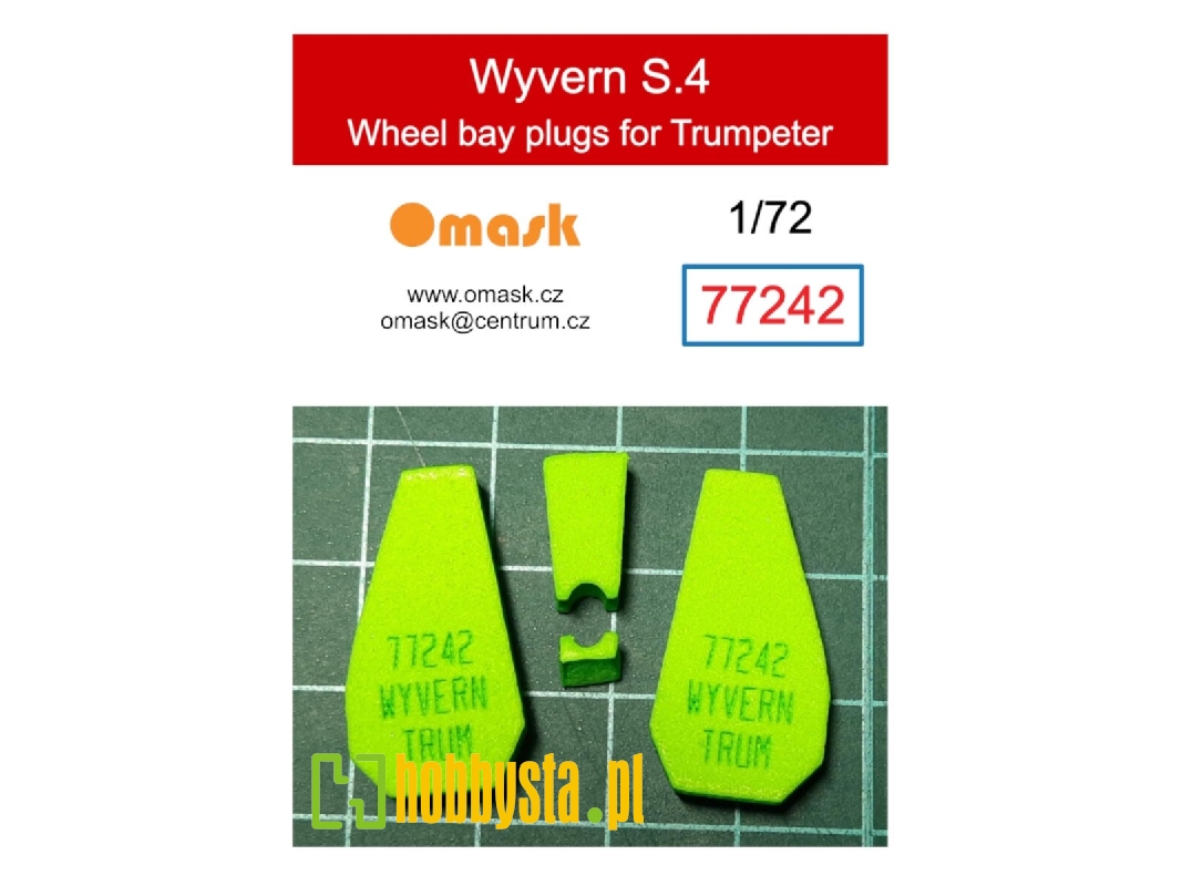 Wyvern S.4 - Wheel Bay Plugs (For Trumpeter) - zdjęcie 1 Wyvern S.4 - Wheel Bay Plugs (For Trumpeter) - zdjęcie 1