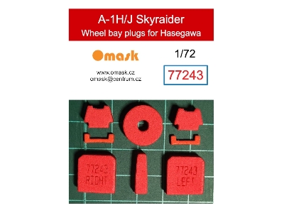 Douglas A-1 H/J Skyraider - Wheel Bay Plugs (For Hasegawa/Hobby 2000) - zdjęcie 1
