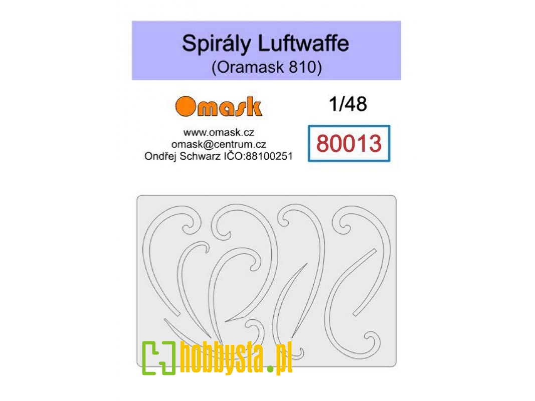 Luftwaffe Spirals (Oramask) - zdjęcie 1 Luftwaffe Spirals (Oramask) - zdjęcie 1