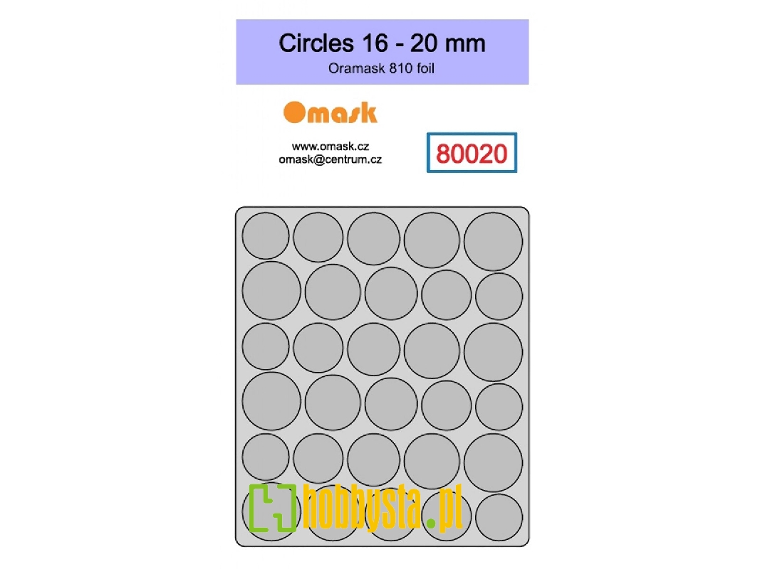 Circles 16-20mm (Oramask) - zdjęcie 1 Circles 16-20mm (Oramask) - zdjęcie 1