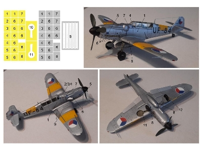 Avia S-199/Cs-199 - Oramask And Kabuki Masks - zdjęcie 3