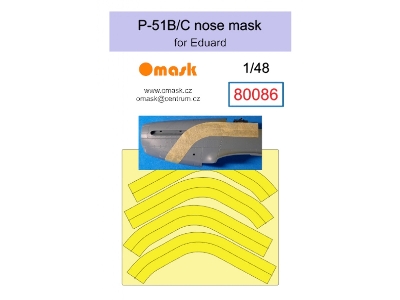 P-51 B/C Nose Mask (For Eduard) - zdjęcie 1