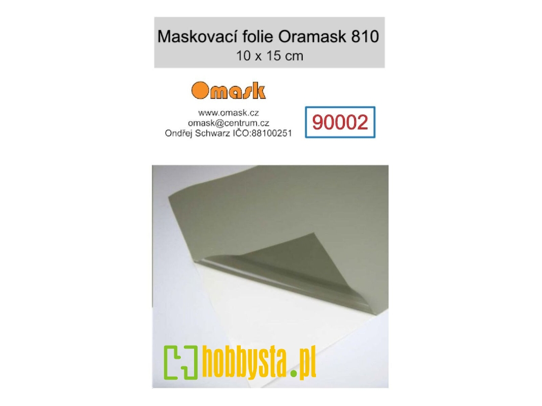 Masking Foil Oramask 810 (10x15cm) - zdjęcie 1 Masking Foil Oramask 810 (10x15cm) - zdjęcie 1