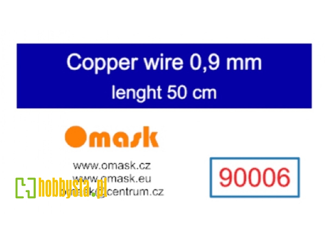 Copper Wire 0,9 Mm (Length 50 Cm) - zdjęcie 1 Copper Wire 0,9 Mm (Length 50 Cm) - zdjęcie 1