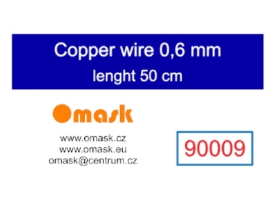 Copper Wire 0,6 Mm (Length 50 Cm) - zdjęcie 1